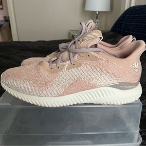 Adidas Alpha Bounce 9.5 Rosegold w/ Lavender Laces